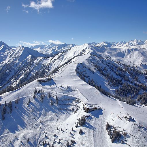 Flugaufnahme Skigebiet Großarltal-Dorfgastein